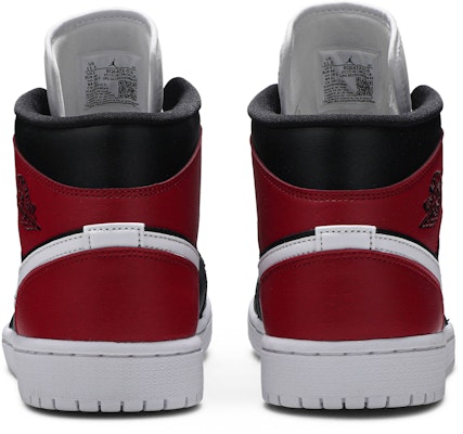 (Women) Air Jordan 1 Mid 'Noble Red' BQ6472-016 Details for (Women) Air Jordan 1 Mid 'Noble Red' BQ6472-016