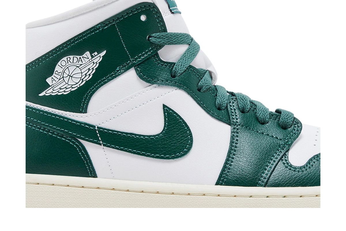 (Women) Air Jordan 1 Mid 'Oxidized Green' - BQ6472-133