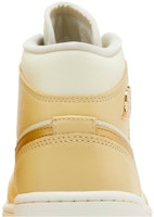 喬丹 Air Jordan 1 Mid 女款「淺香草色」防滑耐磨 高筒 復古籃球鞋 黃白色 Sizing 喬丹 Air Jordan 1 Mid 女款「淺香草色」防滑耐磨 高筒 復古籃球鞋 黃白色