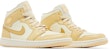 (W) Air Jordan 1 Mid 'Vanila Pucat Emas' FB9892-200