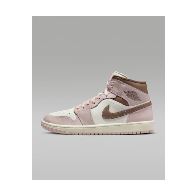 (W) Jordan 1 mid 'Pink Oxford Sail'