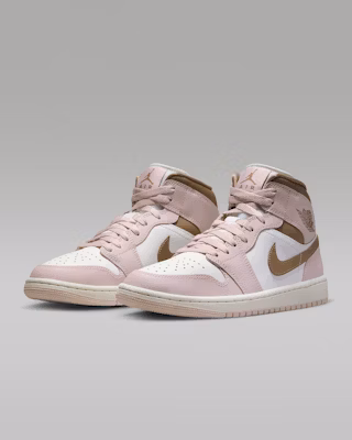 (W) Air Jordan 1 Pertengahan 'Pink Oxford Sail' BQ6472-620 Purchase (W) Air Jordan 1 Pertengahan 'Pink Oxford Sail' BQ6472-620