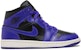 (W) Air Jordan 1 Mid 'Ungu dan Hitam' BQ6472-051