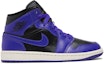 Buy (W) Air Jordan 1 Mid 'Ungu dan Hitam' BQ6472-051