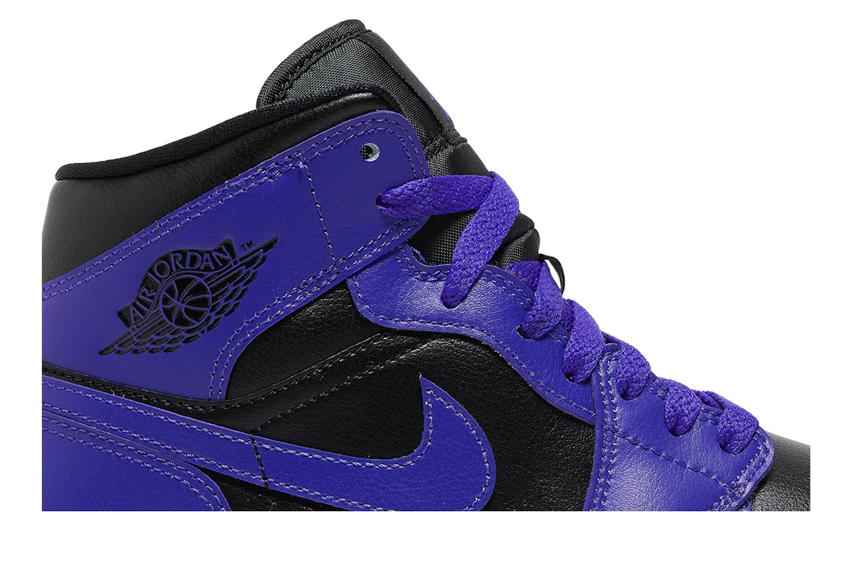 (Women) Air Jordan 1 Mid 'Purple and Black'