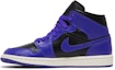 Lookbook (W) Air Jordan 1 Mid 'Ungu dan Hitam' BQ6472-051