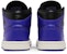 (W) Air Jordan 1 Mid 'Ungu dan Hitam' BQ6472-051