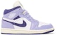 (W) Air Jordan 1 Mid 'Ungu Chenille' DZ3745-500