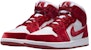 (W) Air Jordan 1 Mid 'Red Velvet' Merah Baldu FZ3334-100