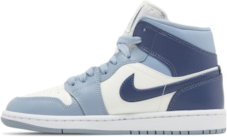 (女性) Air Jordan 1 中筒 '奶油色 遍布蓝' BQ6472-140 Lookbook (女性) Air Jordan 1 中筒 '奶油色 遍布蓝' BQ6472-140
