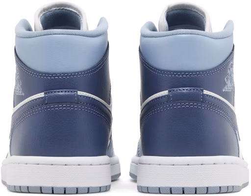 (Women) Air Jordan 1 Mid 'Sail Diffused Blue' BQ6472-140 Details for (Women) Air Jordan 1 Mid 'Sail Diffused Blue' BQ6472-140