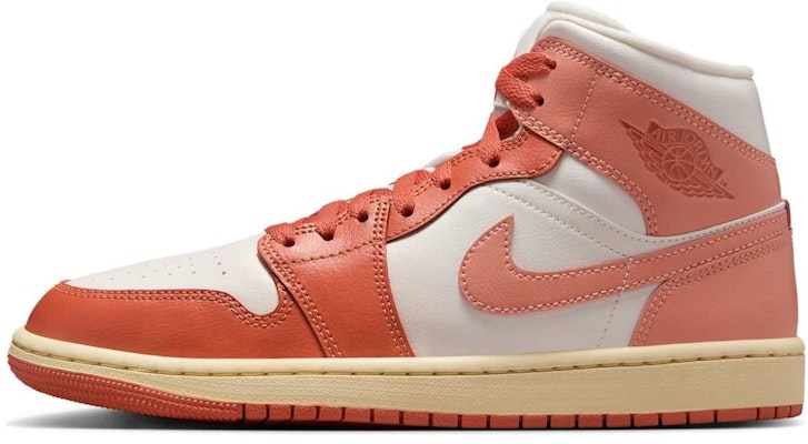 (Women) Air Jordan 1 Mid 'Sail Madder Root' BQ6472-180 Buy (Women) Air Jordan 1 Mid 'Sail Madder Root' BQ6472-180