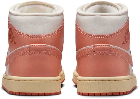 (Women) Air Jordan 1 Mid 'Sail Madder Root' BQ6472-180 Lookbook (Women) Air Jordan 1 Mid 'Sail Madder Root' BQ6472-180