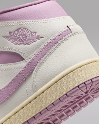 (W) Air Jordan 1 Mid 'Sail Muslin Orchidio' BQ6472-162 Cheap (W) Air Jordan 1 Mid 'Sail Muslin Orchidio' BQ6472-162