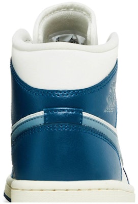 (W) Air Jordan 1 Mid 'Sky J French Blue' Biru Perancis. BQ6472-414 Sizing (W) Air Jordan 1 Mid 'Sky J French Blue' Biru Perancis. BQ6472-414