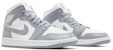 (W) Air Jordan 1 Mid 'Stealth' Lelaki BQ6472-115