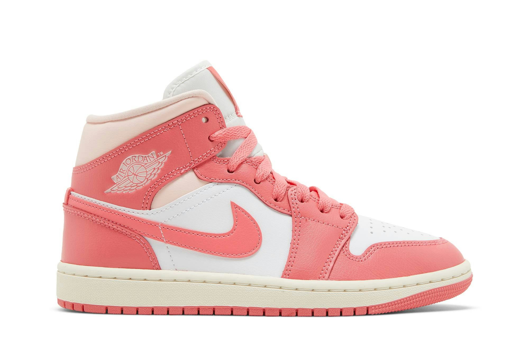 (W) Air Jordan 1 Mid ‘Strawberries and Cream’ BQ6472-186