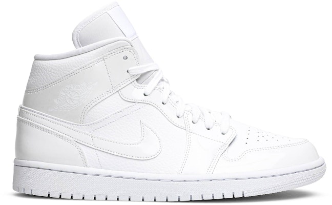 (W) Air Jordan 1 中帮 '全白漆皮钩' BQ6472-100 Buy (W) Air Jordan 1 中帮 '全白漆皮钩' BQ6472-100