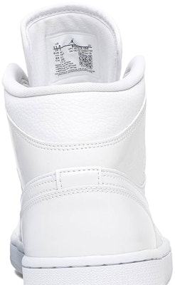 (W) Air Jordan 1 中帮 '全白漆皮钩' BQ6472-100 Sizing (W) Air Jordan 1 中帮 '全白漆皮钩' BQ6472-100