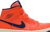 Order (W) Air Jordan 1 Mid 'Turf Orange' Lelaki Wanita Kasut Sneaker CD7240-804