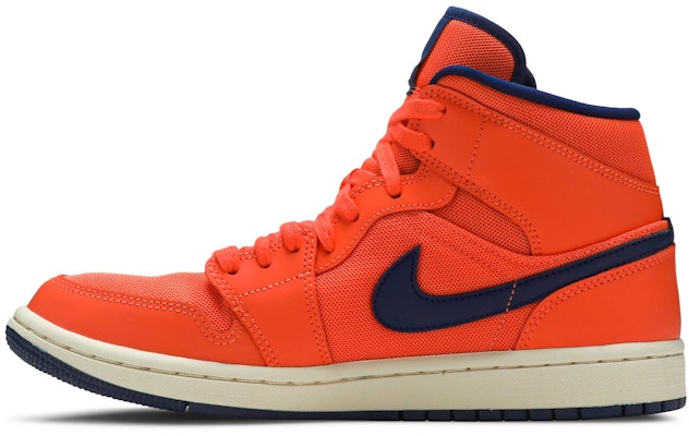 (W) Air Jordan 1 Mid 'Turf Orange' Lelaki Wanita Kasut Sneaker CD7240-804 Lookbook (W) Air Jordan 1 Mid 'Turf Orange' Lelaki Wanita Kasut Sneaker CD7240-804