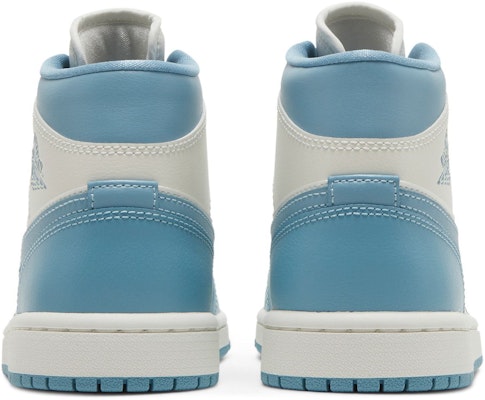 (Women) Air Jordan 1 Mid 'UNC' BQ6472-141 Details for (Women) Air Jordan 1 Mid 'UNC' BQ6472-141