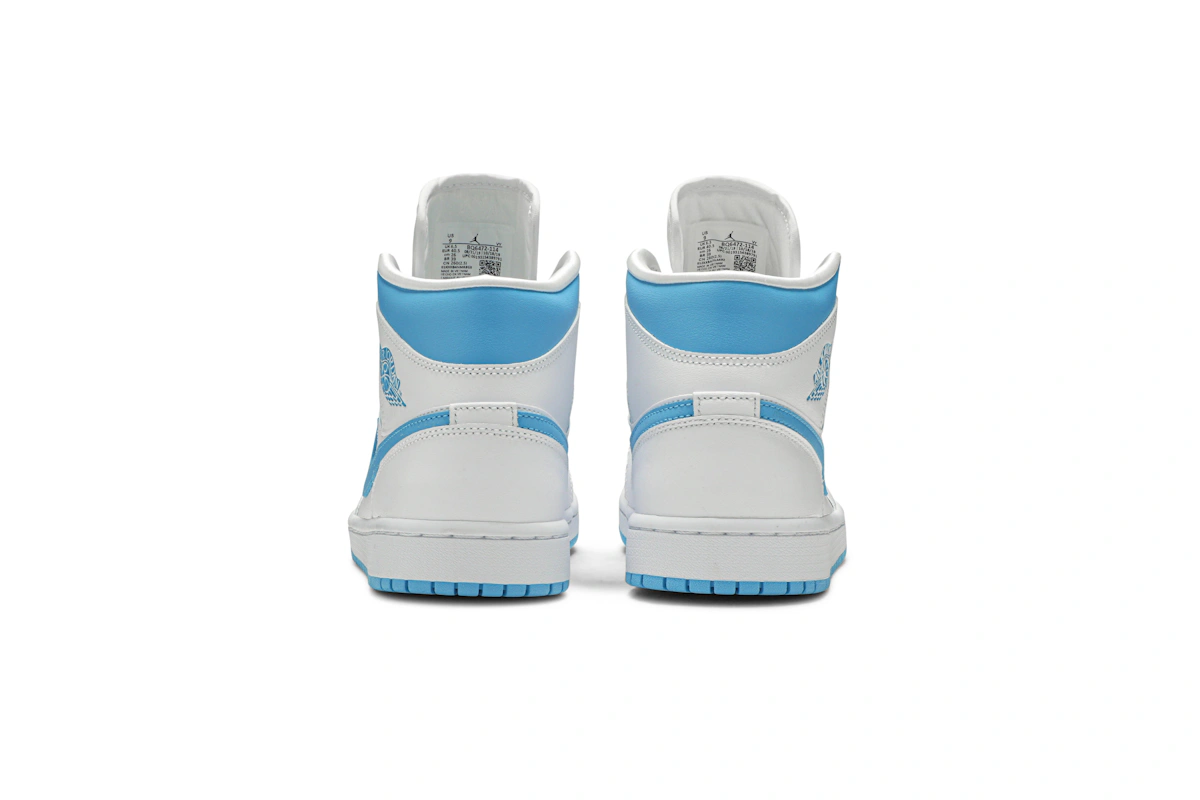 (Women) Air Jordan 1 Mid 'UNC' BQ6472-114