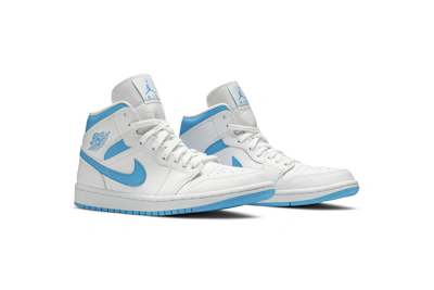 (Women) Air Jordan 1 Mid 'UNC' BQ6472-114