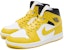 (W) Air Jordan 1 Mid 'Vivid Sulfur' Kuning Sulfur-Vibran. BQ6472-170