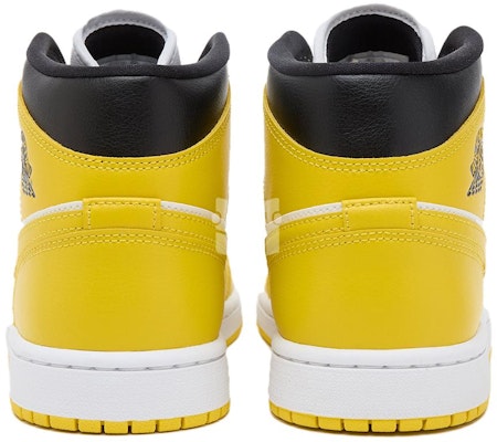 (W) Air Jordan 1 Mid 'Vivid Sulfur' Kuning Sulfur-Vibran. BQ6472-170 Lookbook (W) Air Jordan 1 Mid 'Vivid Sulfur' Kuning Sulfur-Vibran. BQ6472-170