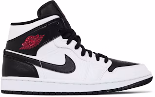 (Women) Air Jordan 1 Mid 'White Black' BQ6472-101 (Women) Air Jordan 1 Mid 'White Black' BQ6472-101