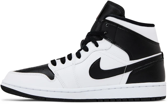 (W) Air Jordan 1 Mid ''Bianco Nero'' BQ6472-101 Lookbook (W) Air Jordan 1 Mid ''Bianco Nero'' BQ6472-101