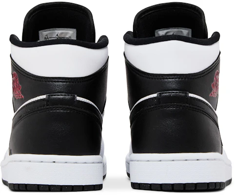 (W) Air Jordan 1 Mid ''Bianco Nero'' BQ6472-101 Details for (W) Air Jordan 1 Mid ''Bianco Nero'' BQ6472-101
