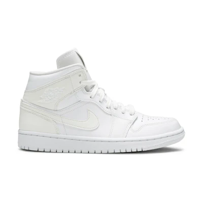 (W) Jordan 1 Mid 'White Ivory'