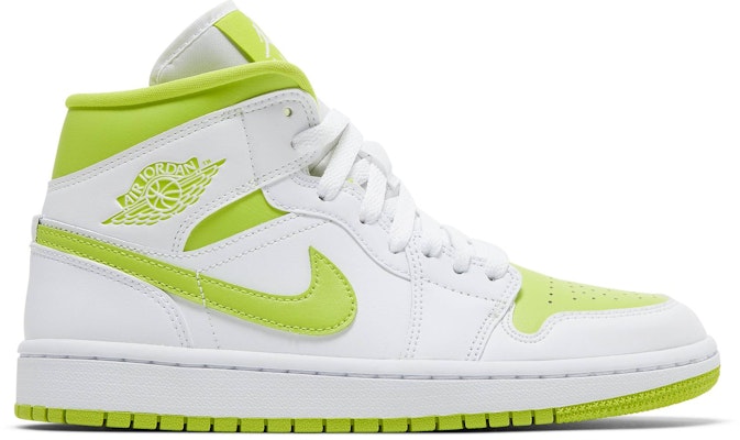 (Women) Air Jordan 1 Mid 'White Lime' BQ6472-131 Buy (Women) Air Jordan 1 Mid 'White Lime' BQ6472-131