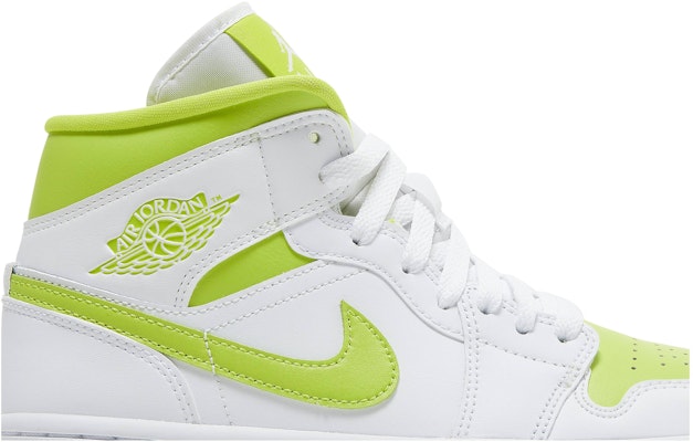 (Women) Air Jordan 1 Mid 'White Lime' BQ6472-131 Order (Women) Air Jordan 1 Mid 'White Lime' BQ6472-131