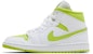(W) Air Jordan 1 Mid 'Putih Lime' BQ6472-131