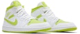 (W) Air Jordan 1 Mid 'Putih Lime' BQ6472-131