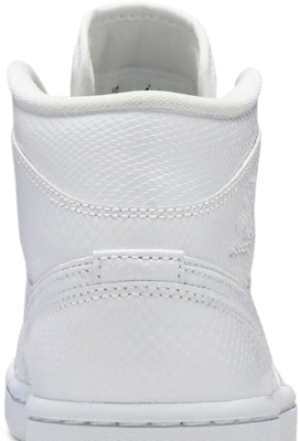 White 2025 snakeskin jordans
