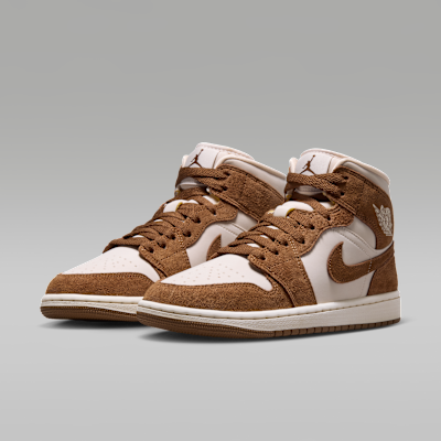 Purchase (W) Air Jordan 1 Mid Licht British Tan/Chalk BQ6472-203