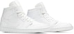(Wanita) Air Jordan 1 Mid Patent 'Putih Triple' BQ6472-111