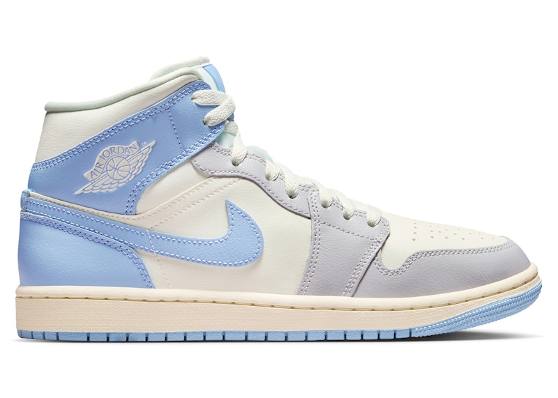 Wmns Jordan 1 Mid 'Psychic Blue Sail Coconut Milk'