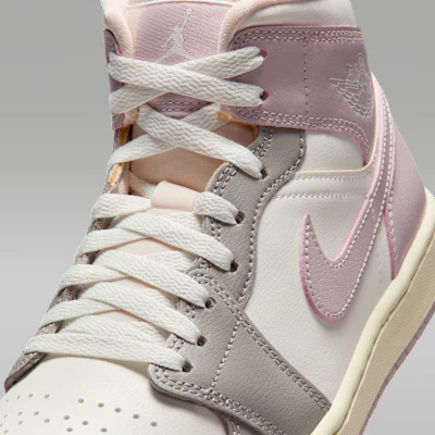 (W) Air Jordan 1 中筒 米白/迷霧灰/椰奶/玫瑰粉 BQ6472-122 Sizing (W) Air Jordan 1 中筒 米白/迷霧灰/椰奶/玫瑰粉 BQ6472-122