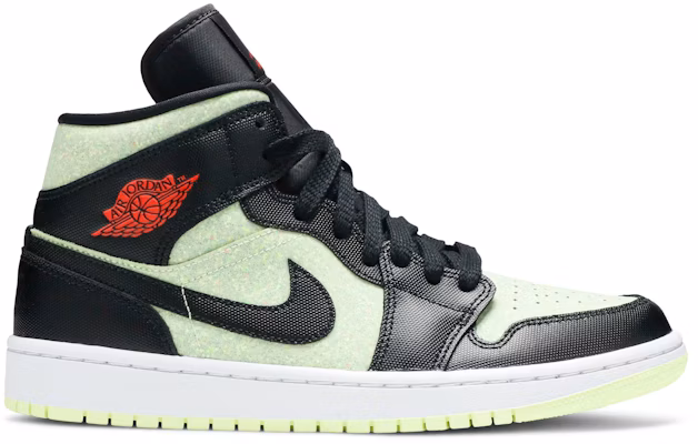 (Women) Air Jordan 1 Mid SE 'Black Barely Volt' CV5276-003 Buy (Women) Air Jordan 1 Mid SE 'Black Barely Volt' CV5276-003