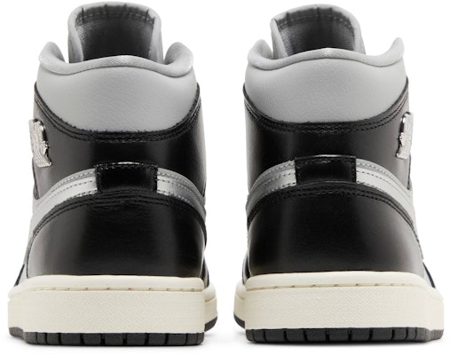 (Women) Air Jordan 1 Mid SE 'Black Chrome' FB9892-002 Details for (Women) Air Jordan 1 Mid SE 'Black Chrome' FB9892-002