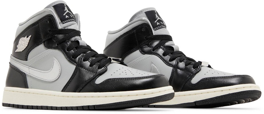 (Women) Air Jordan 1 Mid SE 'Black Chrome' FB9892-002 Cheap (Women) Air Jordan 1 Mid SE 'Black Chrome' FB9892-002