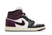 (W) Air Jordan 1 Mid SE 'Bordeaux' Lelaki Wanita Kasut Sneakers FQ7818-101