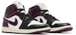 (W) Air Jordan 1 Mid SE 'Bordeaux' Lelaki Wanita Kasut Sneakers FQ7818-101
