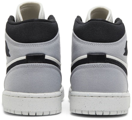(Women) Air Jordan 1 Mid SE 'Canvas' DV0427-100 Details for (Women) Air Jordan 1 Mid SE 'Canvas' DV0427-100
