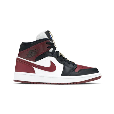 (W) Jordan 1 Mid SE 'Gold Pendants'
